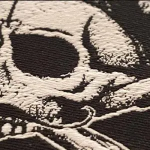 Aufnäher Totenkopf gewebt