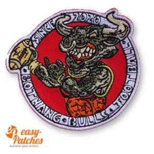Football Bulls Aufnäher