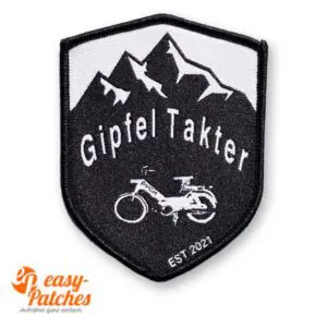 Gewebter Biker Patch. Gipfel Takter.