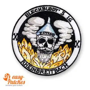 Runde Biker Patches. Für Kutte, Weste.