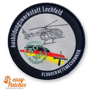 Gewebter Aufnäher für die Bundeswehr. Ausbildung.