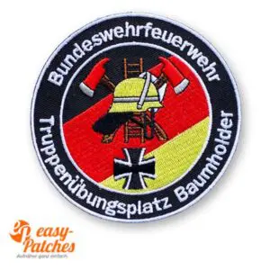 Aufnäher für die Bundesfeuerwehr.
