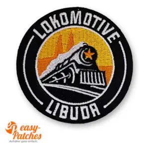 Aufnäher für Lokomotive Libuda. Fußball.