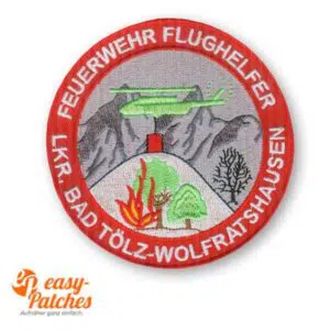 Aufnäher Abzeichen Feuerwehr Flughelfer