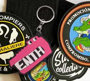 PVC-Patches und PVC-Schlüsselanhänger