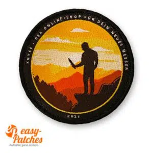 Survival Aufnäher. Messer, Knyfe.