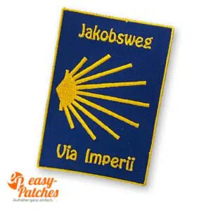 Jakobsweg Aufnäher. Via Imperii.