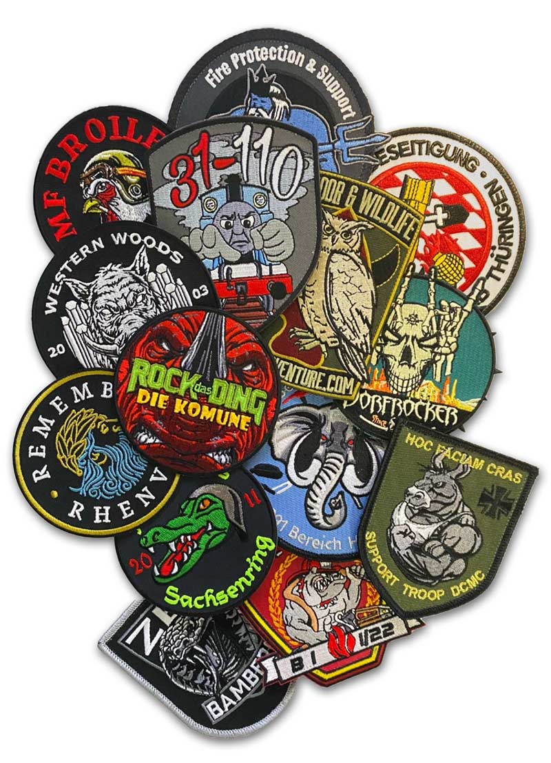 2x Australien Patches - Gestickte Applikationen 5x8cm Mit Klett - Für Caps & Rucksäcke